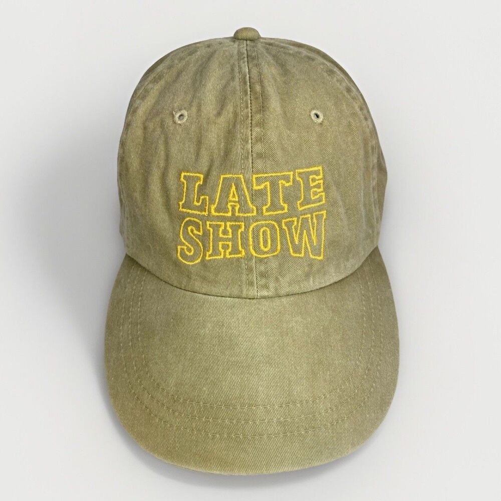 Vintage LATE SHOW With David Letterman WORLDWIDE PANTS INCORPORATED TV Hat Cap